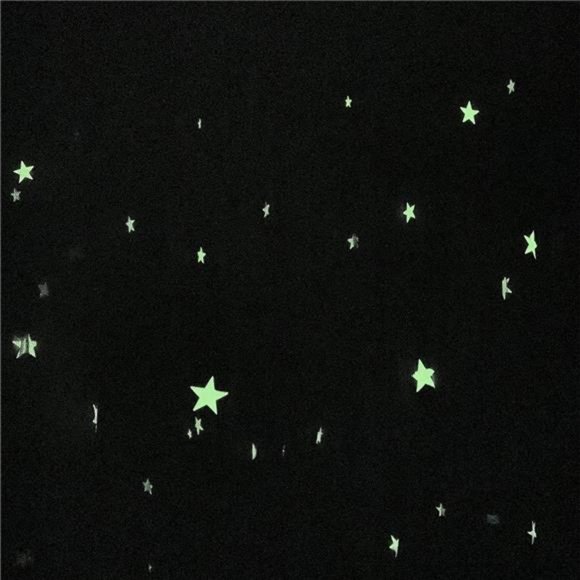 Bed Canopy Mosquito Net with Fluorescent Stars Glow in Dark for Baby, Kids - Picture 4 of 8